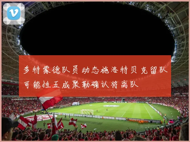 多特蒙德队员动态施洛特贝克留队可能性五成聚勒确认将离队